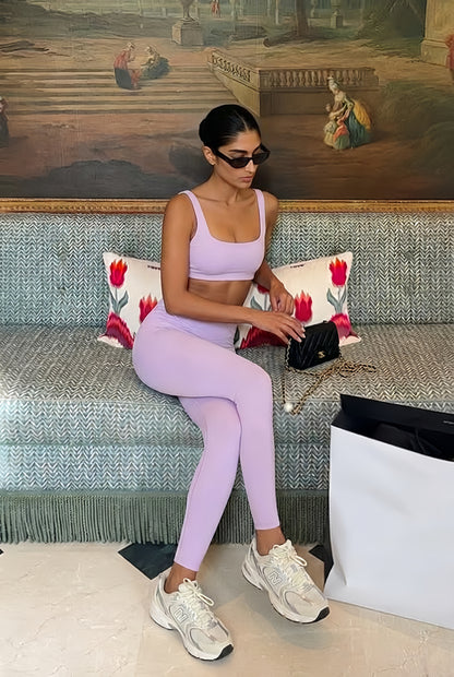 Brushed Touch Front V-Line 9/10 Leggings