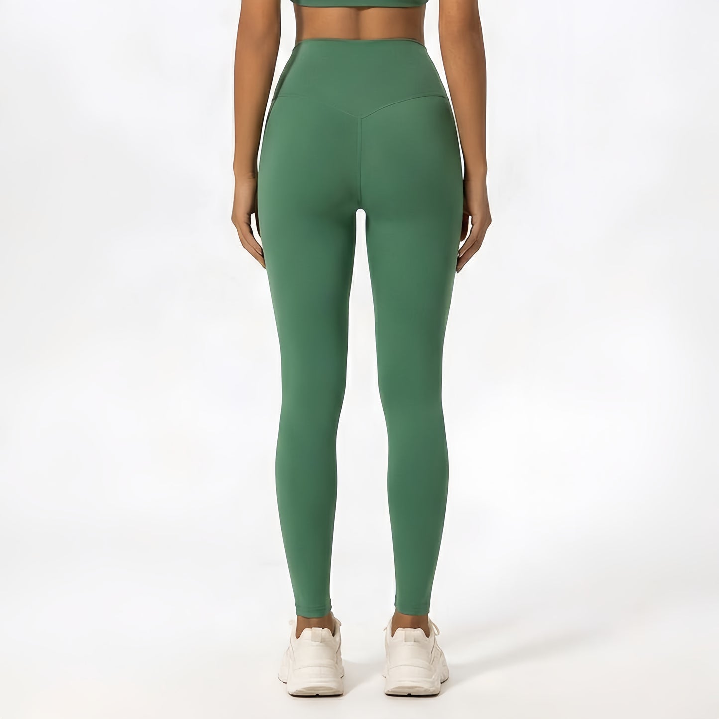 Brushed Touch Front V-Line 9/10 Leggings