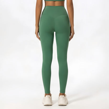 Brushed Touch Front V-Line 9/10 Leggings
