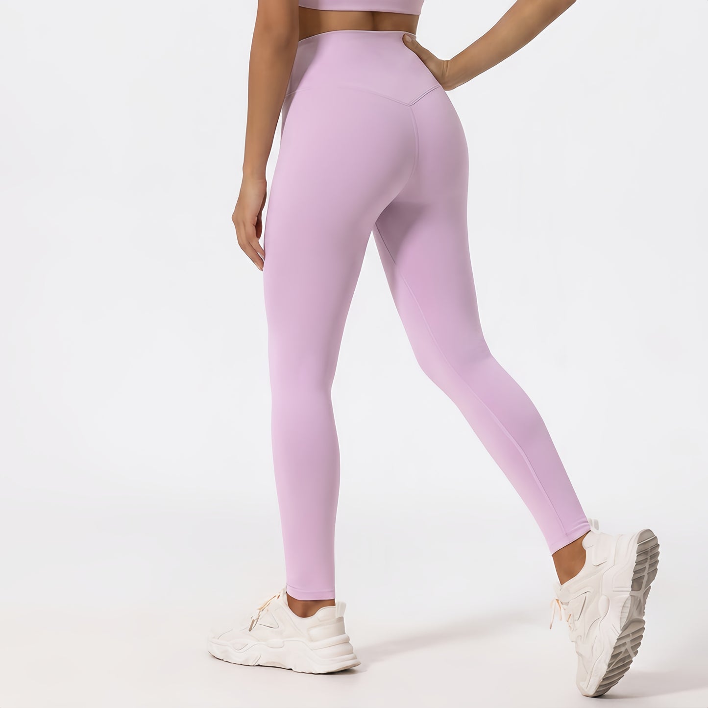 Brushed Touch Front V-Line 9/10 Leggings